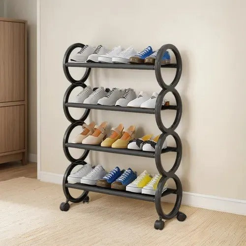 👟 Zapatero con Ruedas de 3 Niveles – Organizador Móvil