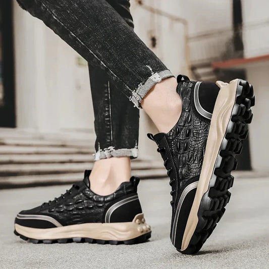 👟zapatillas con Textura de Aligator